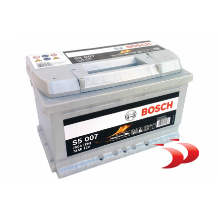 Bosch S5 S5007 74 AH 750 EN Akumuliatoriai