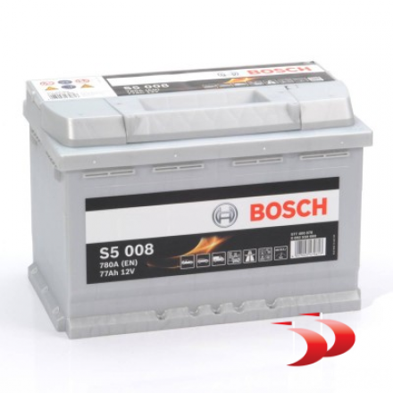 Bosch S5 S5008 77 AH 780 EN Akumuliatoriai